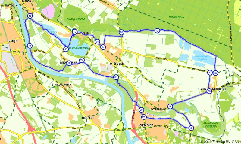 Route in Limburg