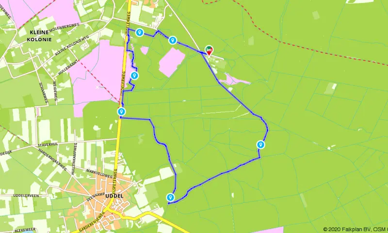 Route in Gelderland