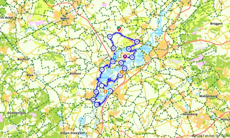 Route in Limburg