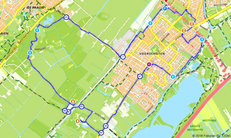 Route Zuid-Holland