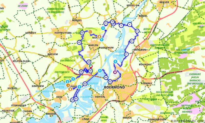 Route in Limburg