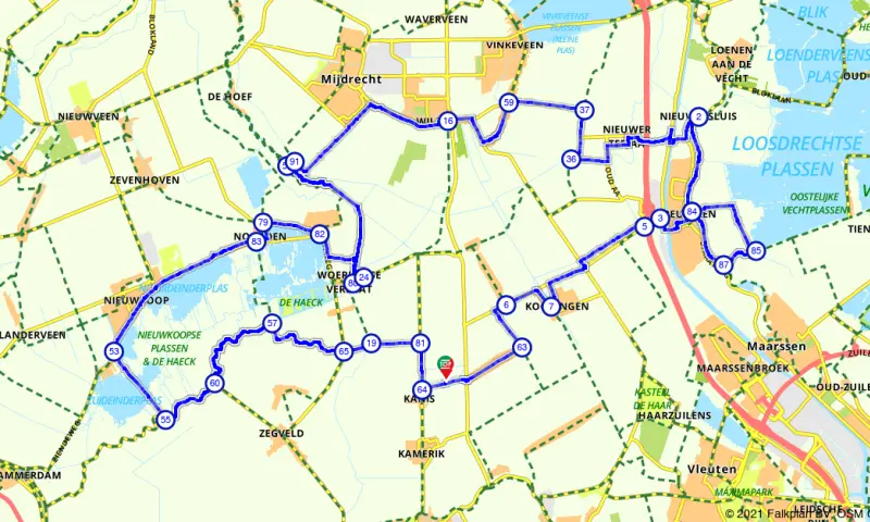 Rondje langs de plassen en de Meije