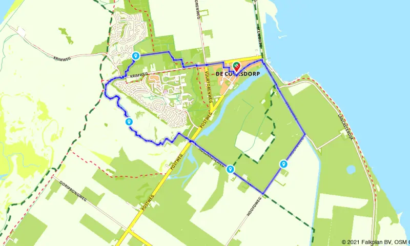 Route in Noor-Holland