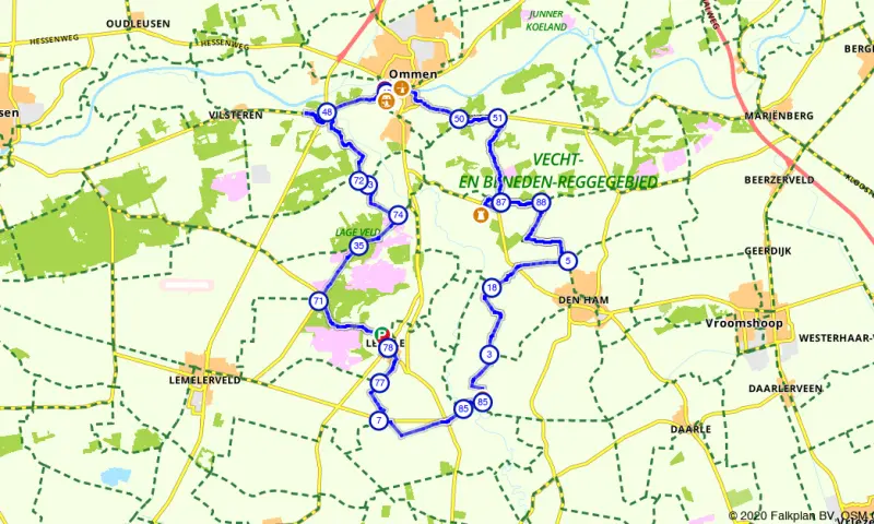 Route in Overijssel