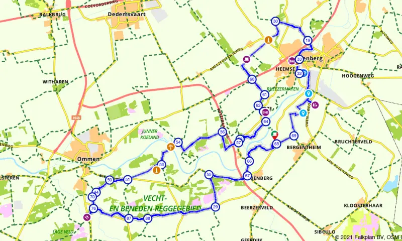 Route in Overijssel
