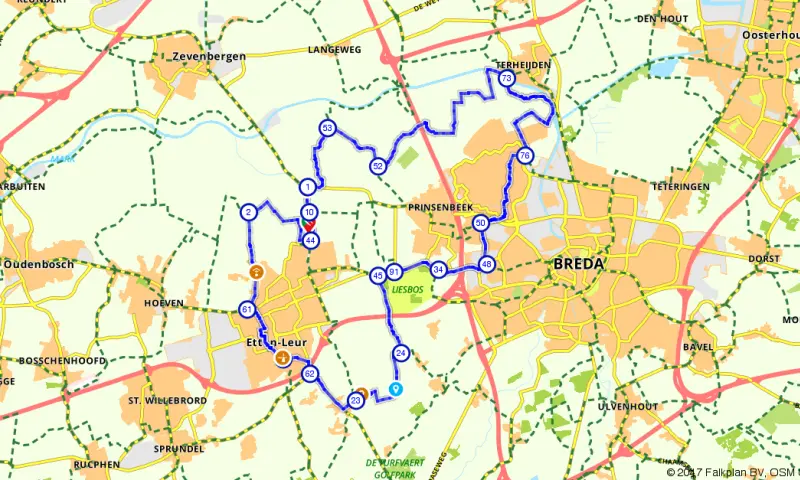 Route Noord-Brabant