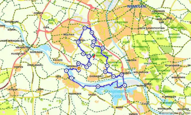 Route in Gelderland