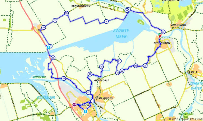 Route in Overijssel