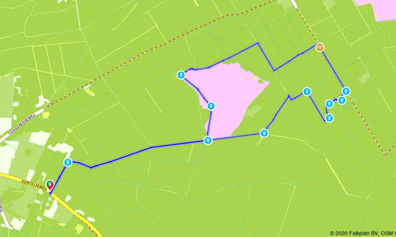 Route in Gelderland