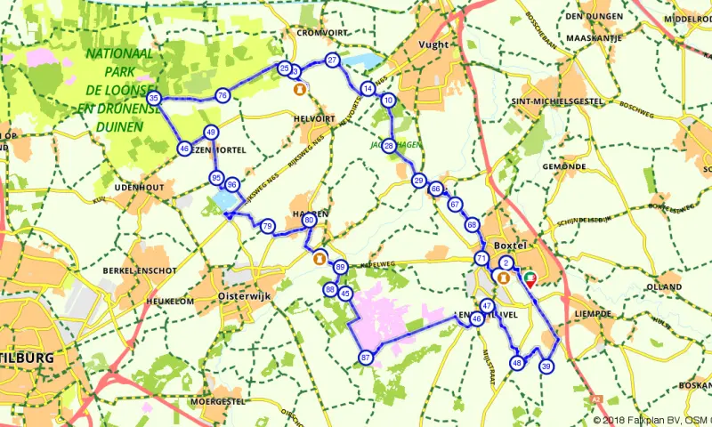 Route Noord-Brabant