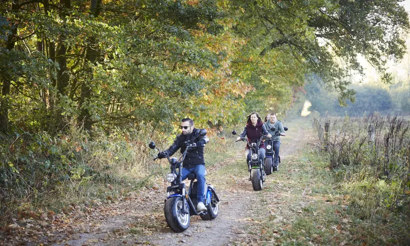 Door het bos met de e-choppertour