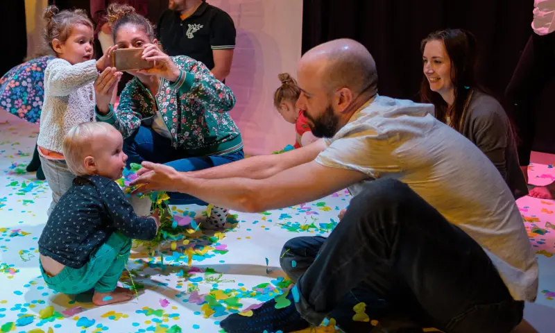 Spelen na de voorstelling