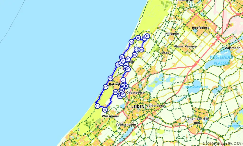 Route Zuid-Holland