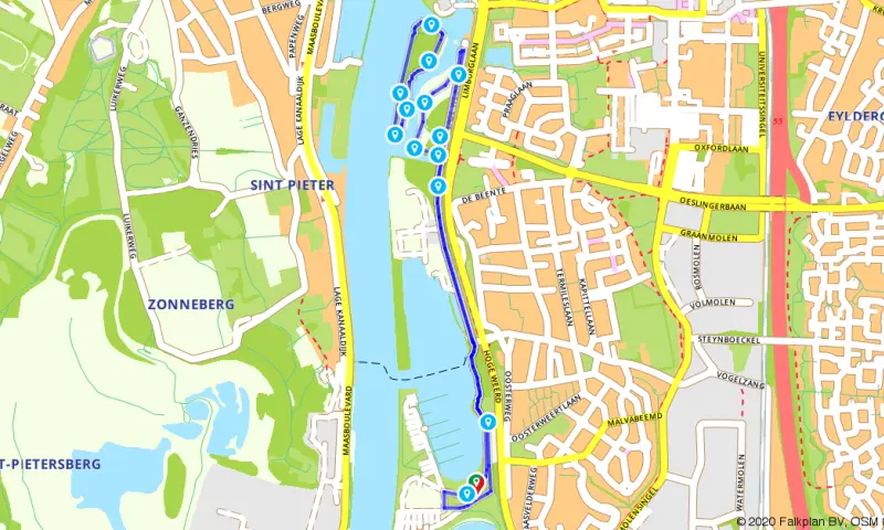 Route in Limburg