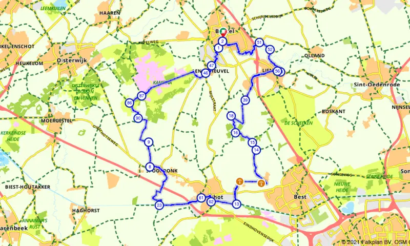 Route Noord-Brabant