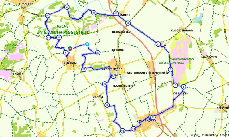 Route in Overijssel