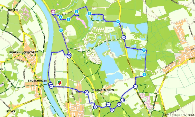 Route in Limburg