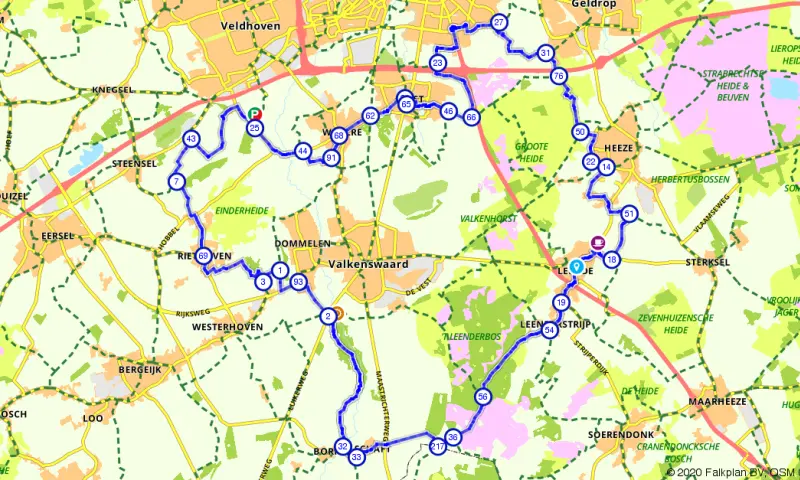 Strijp en Valkenswaard route