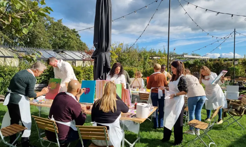 Creatieve schilderworkshop