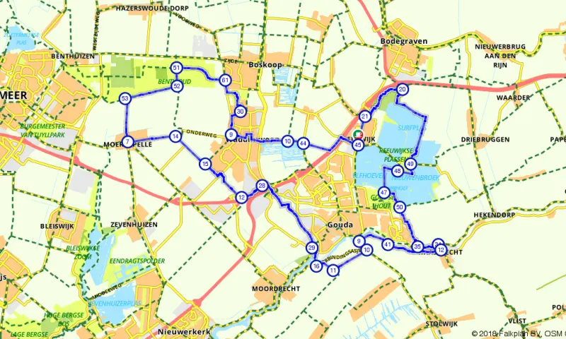 Route Zuid-Holland