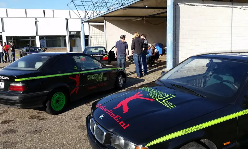 Stuntauto voor slipcursus