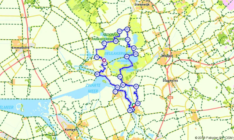Route in Overijssel