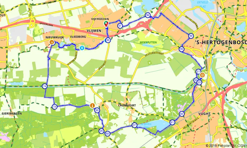 Route Noord-Brabant