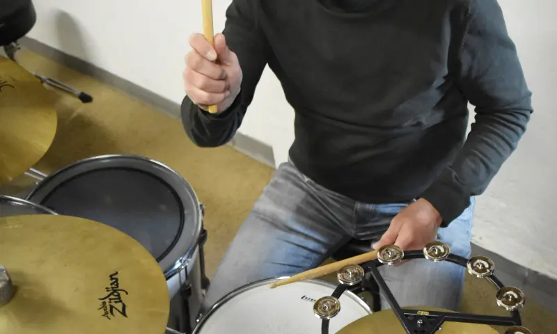 Drumles op jou favorieten muziek