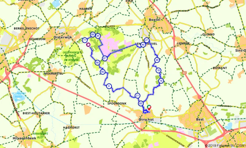 Route Noord-Brabant