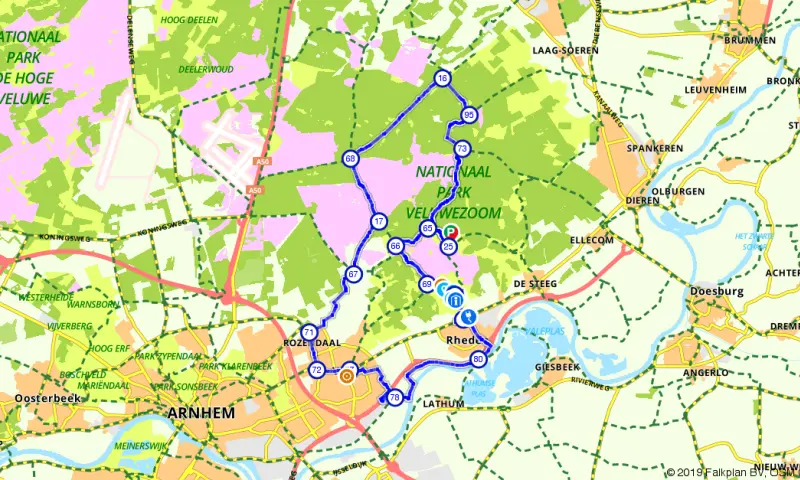 Route in Gelderland