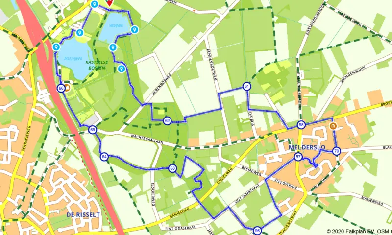 Route in Limburg