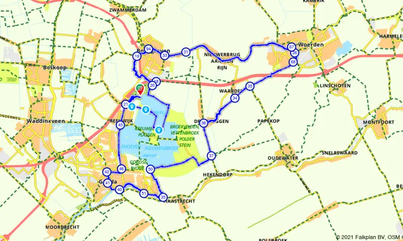 Route Zuid-Holland