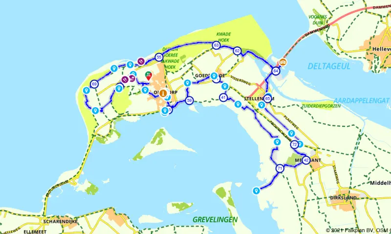 Route Zuid-Holland