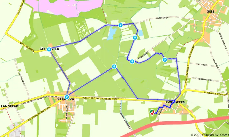 Geesbrug route
