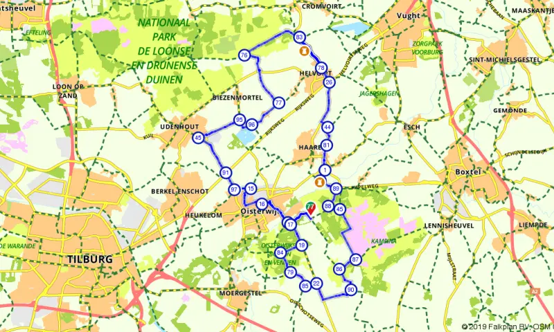 Route Noord-Brabant