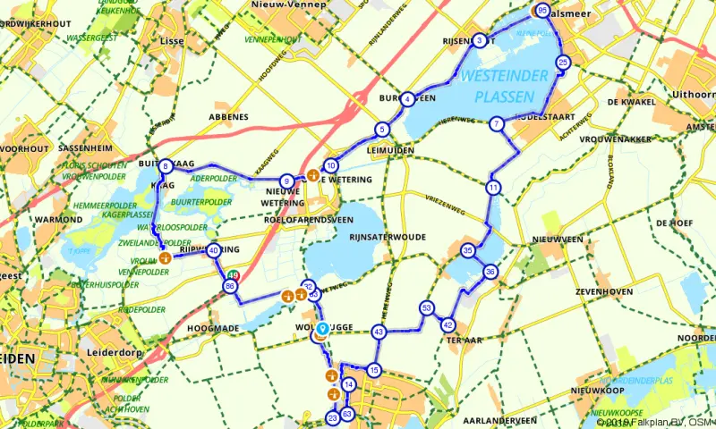 Route Zuid-Holland