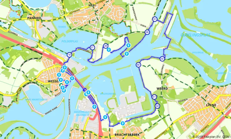Route in Limburg