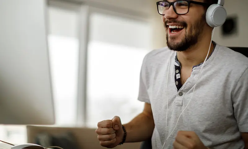 Spel achter de computer