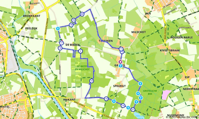 Route Noord-Brabant