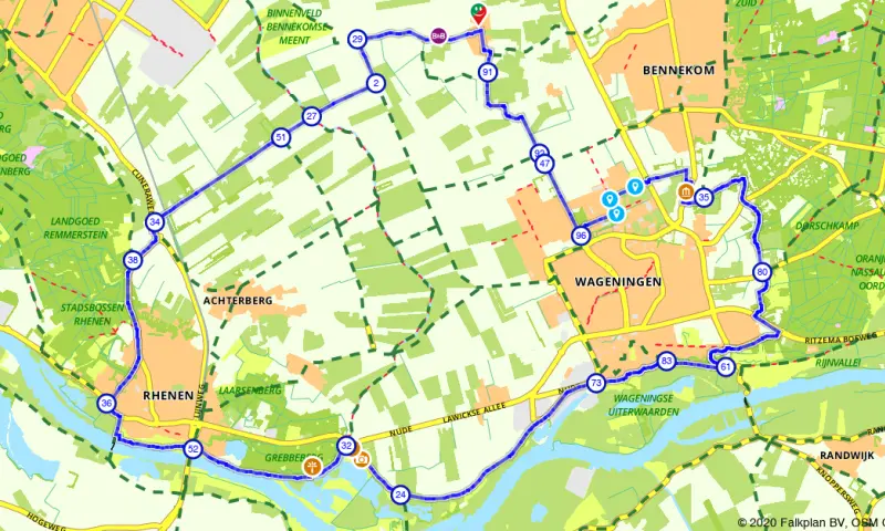 Route in Gelderland