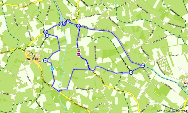 Route in Overijssel