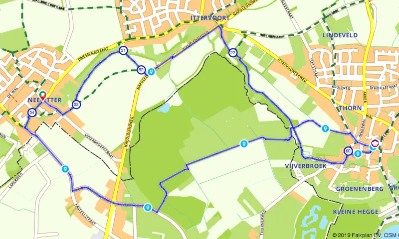 Route in Limburg