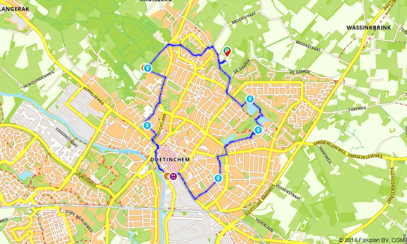 Route in Gelderland