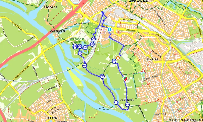 Route in Overijssel