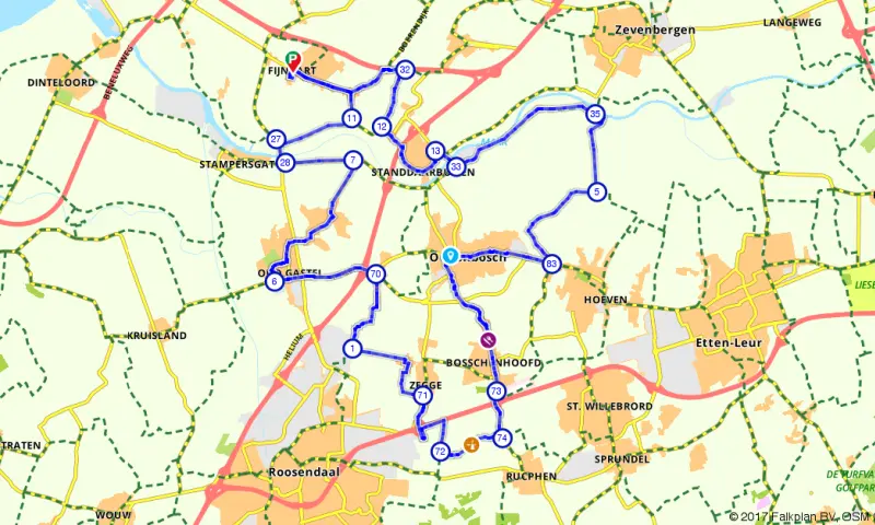Route Noord-Brabant