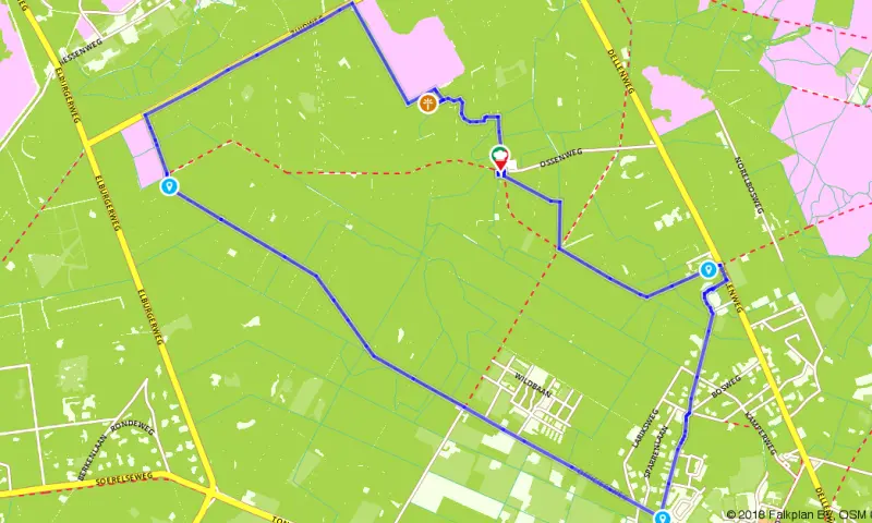 Route in Gelderland