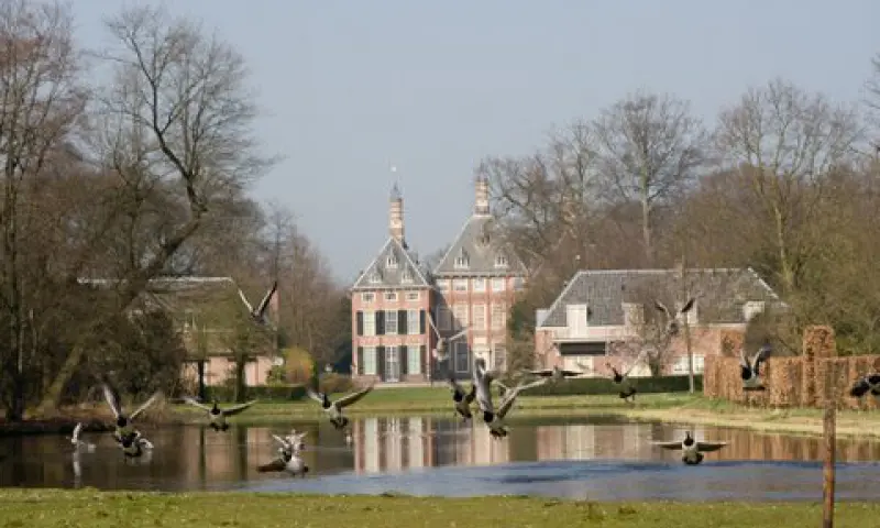 Uitzicht op het kasteel tijdens rondleiding
