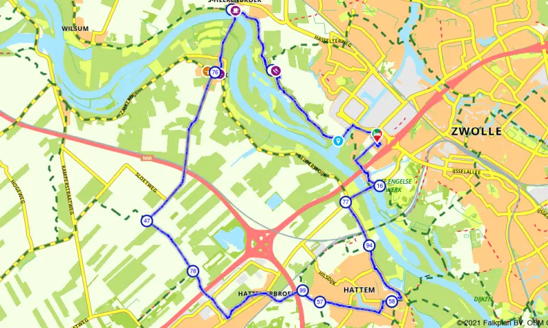 Route in Overijssel