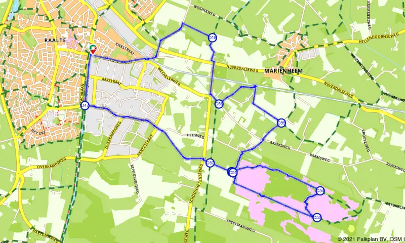 Route in Overijssel
