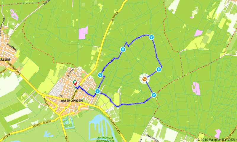 Route in Utrecht